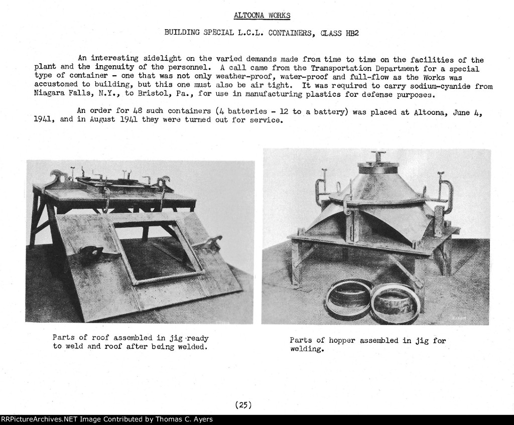 Altoona Works Inspection Report, Page 25, 1946